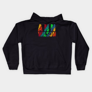 vintage color Ann Wilson Kids Hoodie